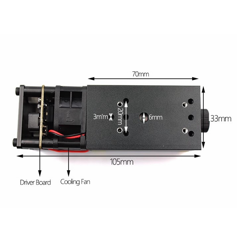 Industrial Laser Systems - 405nm ~ 850nm Focusable Head Red,