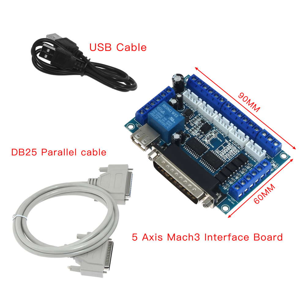 Breakout Board Mach3 - 5 Trục CNC Đột Phá Tàu