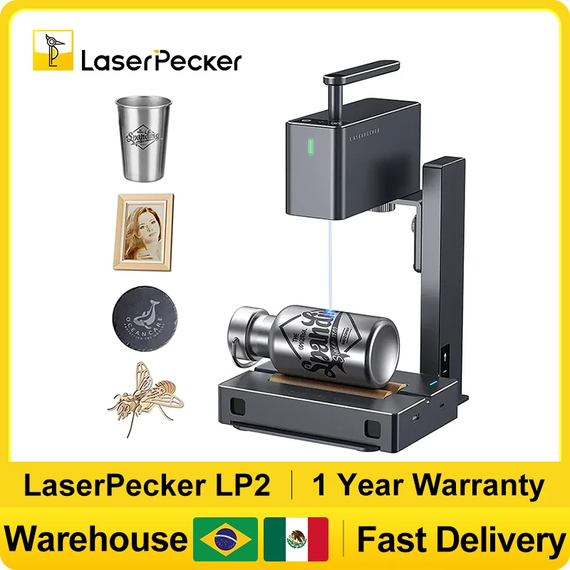LaserPecker 2 Laser Khắc Gỗ Cầ - đánh giá và giá Industrial Laser Printing Machine