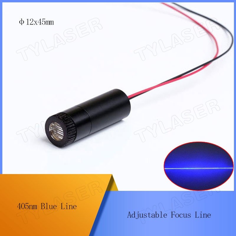 D12X45mm Focusable 405nm Blue  - đánh giá và giá Industrial Laser Table
