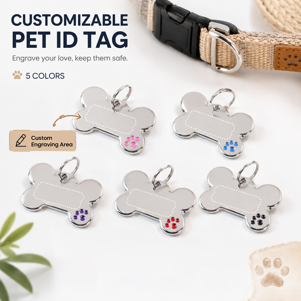 Custom Text Dog Tag Bone Shape - đánh giá và giá Industrial Laser Marker