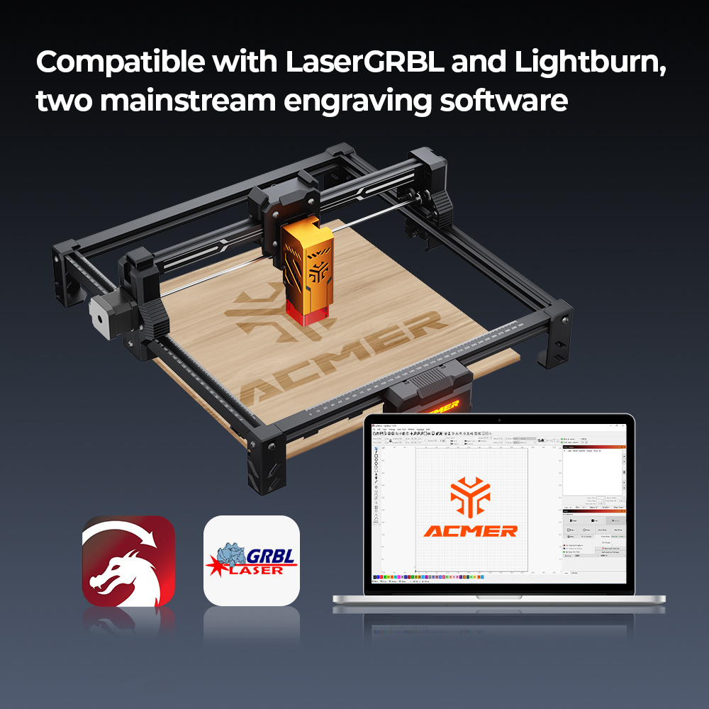 ACMER S2 12W Laser Engraver an - đánh giá và giá Industrial Laser Printing Machine
