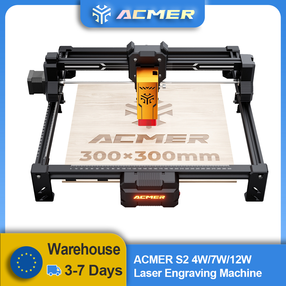 ACMER S2 12W Laser Engraver an - đánh giá và giá Industrial Laser Printing Machine