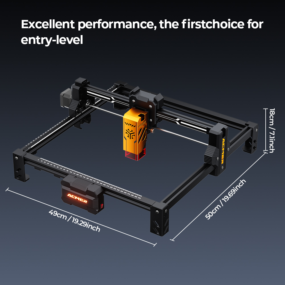ACMER S2 12W Laser Engraver an - đánh giá và giá Industrial Laser Printing Machine