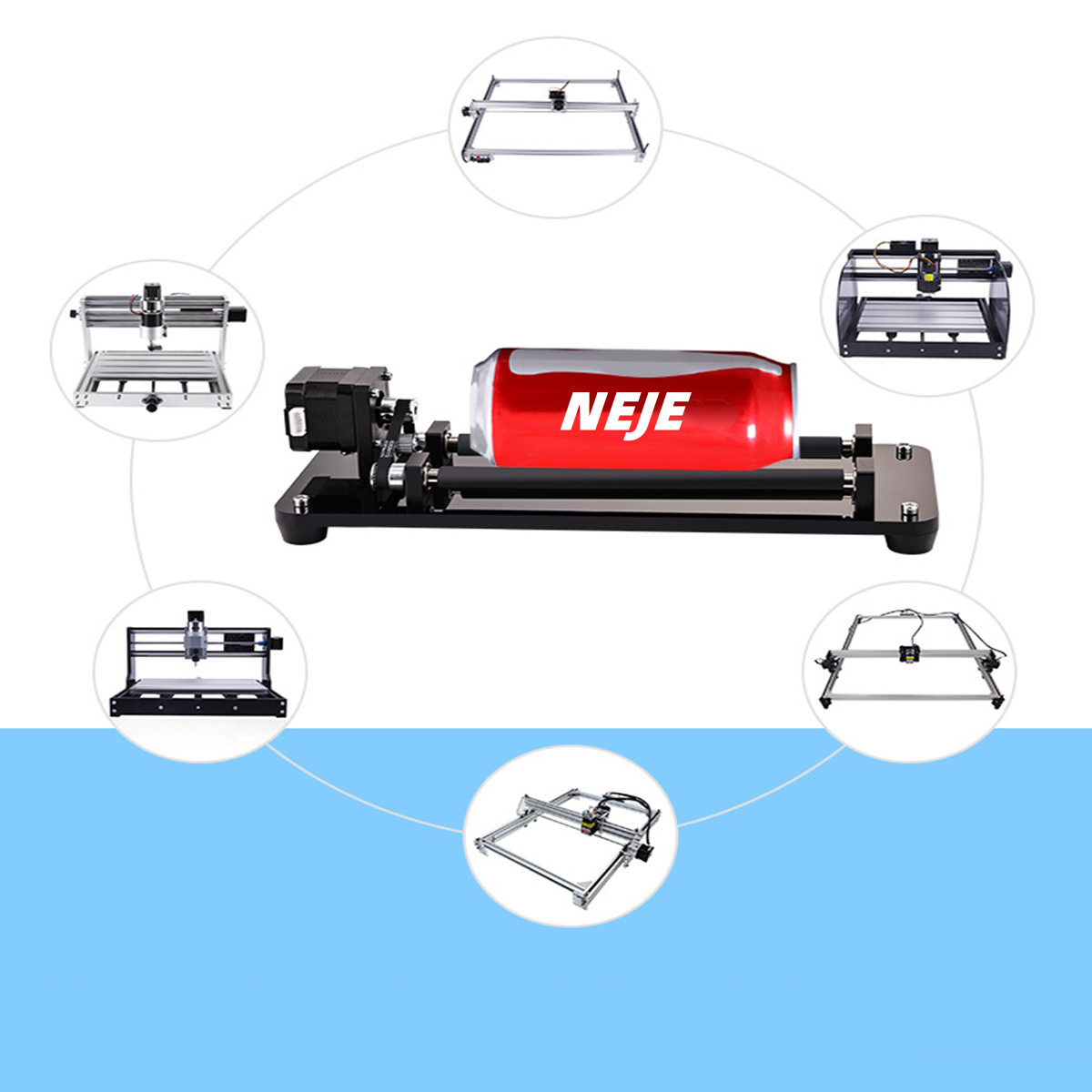 NEJE Carving Machine Rotary Ro - đánh giá và giá Industrial Laser Table