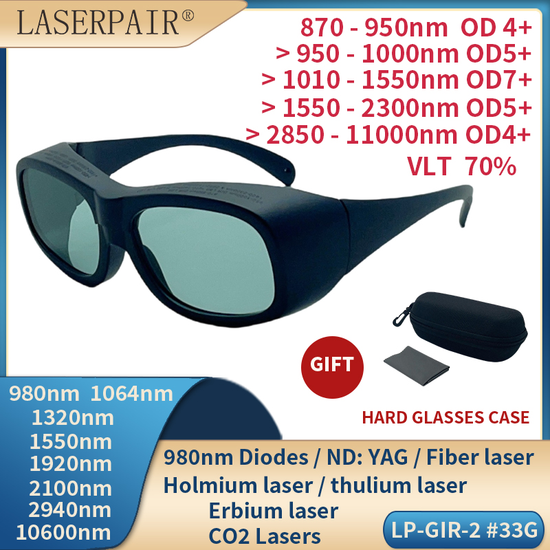 LaserPair 870-11000nm Absorbin - đánh giá và giá Industrial Laser Glasses