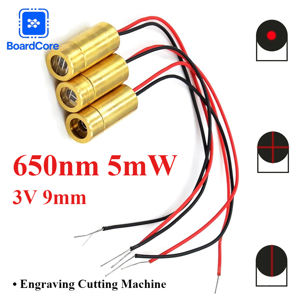 Mini 650nm 5mW Red Laser Head  - đánh giá và giá Industrial Laser Table
