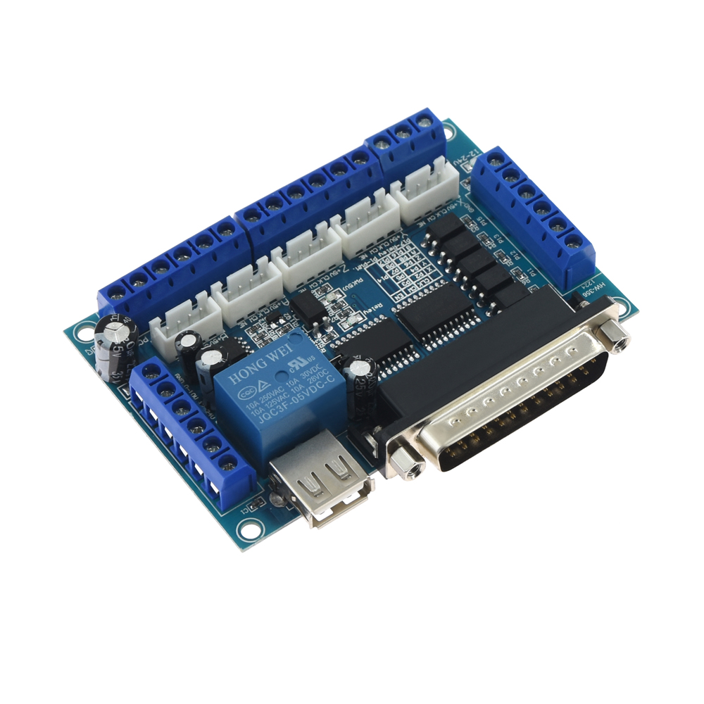 5 Trục CNC Đột Phá Tàu Với Cáp - đánh giá và giá Breakout Board Mach3