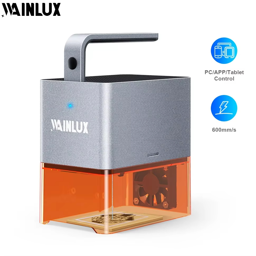 Hot WAINLUX Z4 Laser Engraver  - đánh giá và giá Industrial Laser Printing Machine