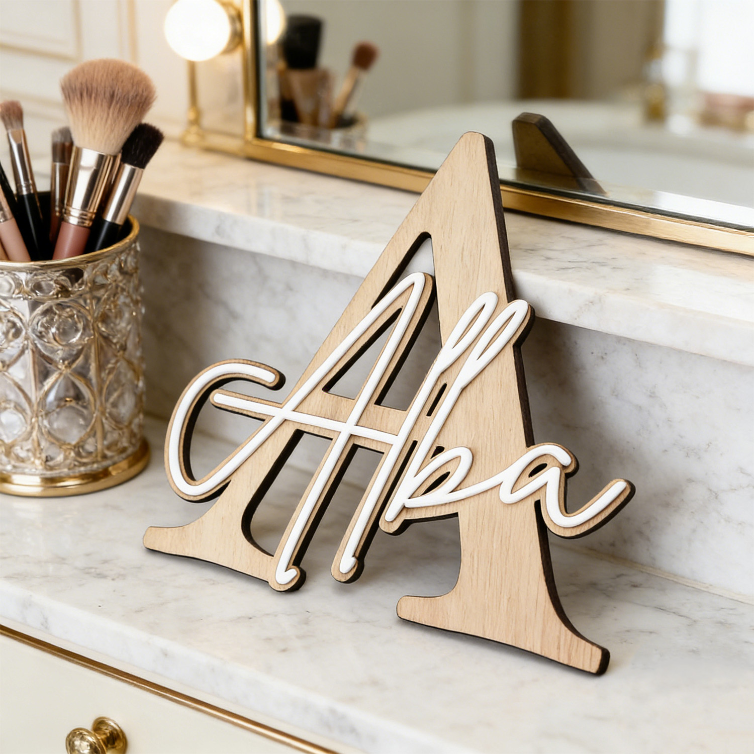 1pc Double-layer Wooden Name D - đánh giá và giá Industrial Laser Marker