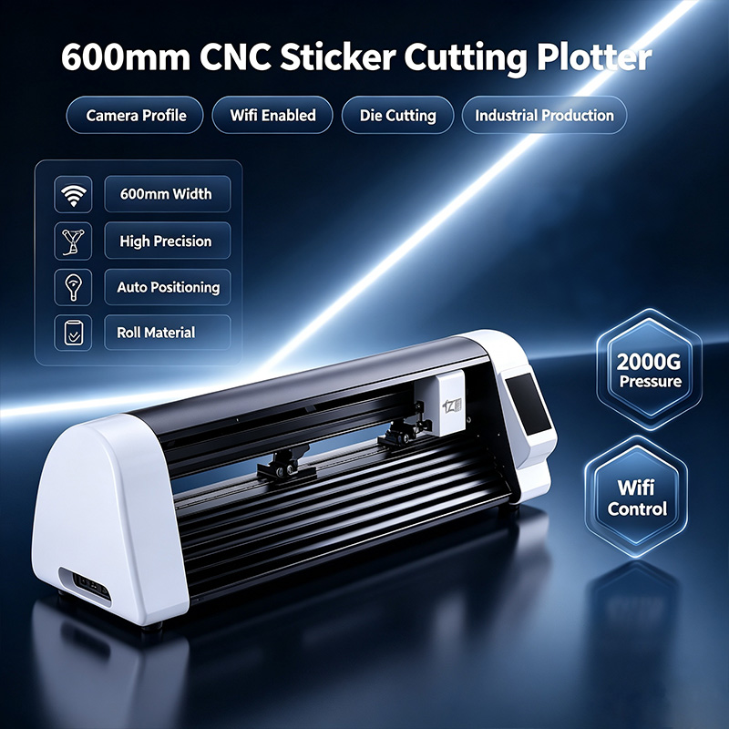 600mm CNC Laser Sticker Cuttin - đánh giá và giá Industrial Laser