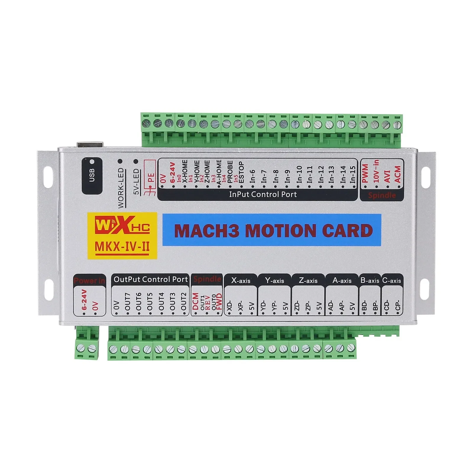 MK4-IV Mach3 Motion Card 4-sAx - đánh giá và giá Breakout Board Mach3